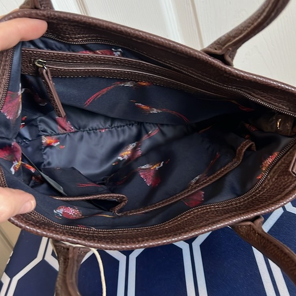 NWT Joules Carey Tweed Handbag - Picture 4 of 6